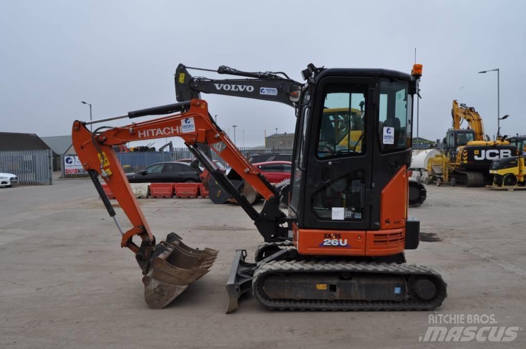 Hitachi ZX 26 U-6 Minigravere <7t