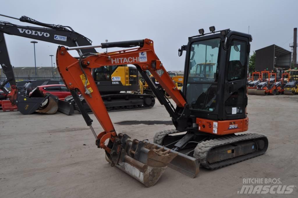Hitachi ZX 26 U-6 Minigravere <7t