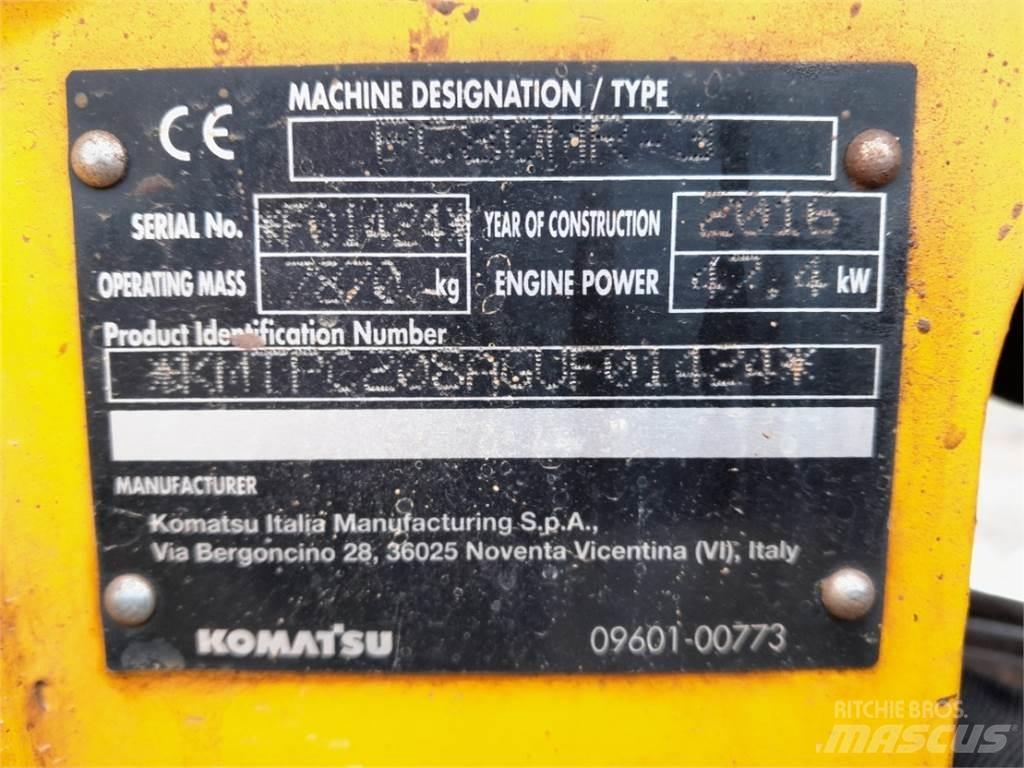 Komatsu PC80 Minigravere <7t