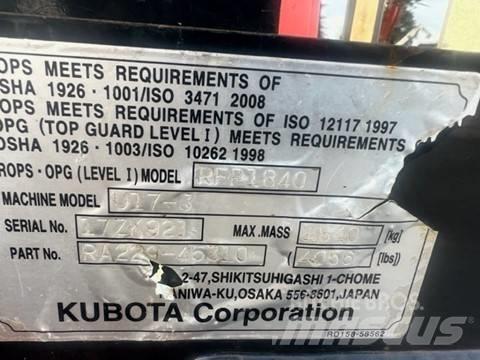 Kubota U 17-3 Minigravere <7t