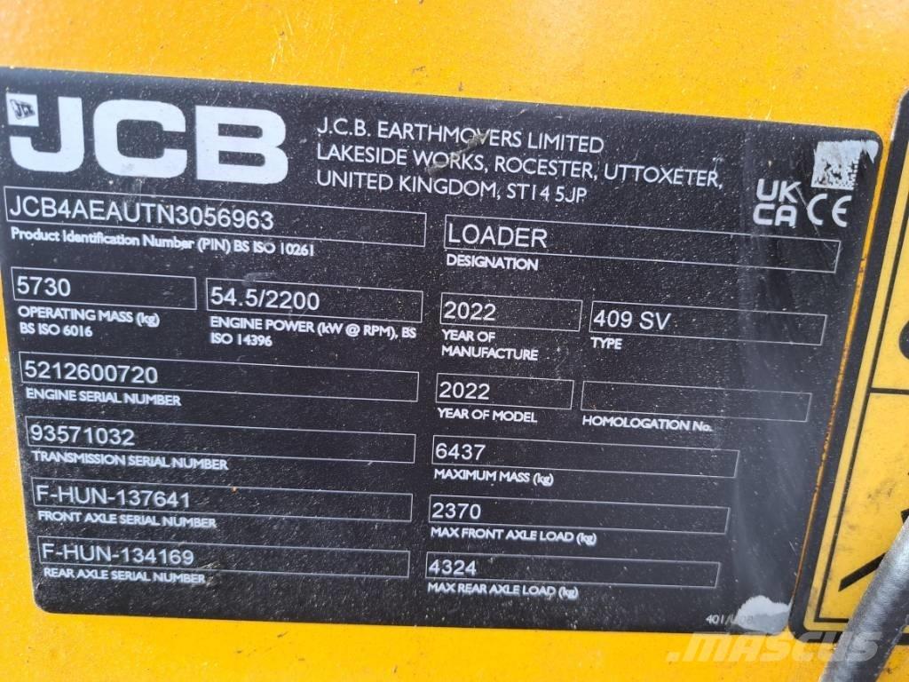 JCB 409 Hjullastere