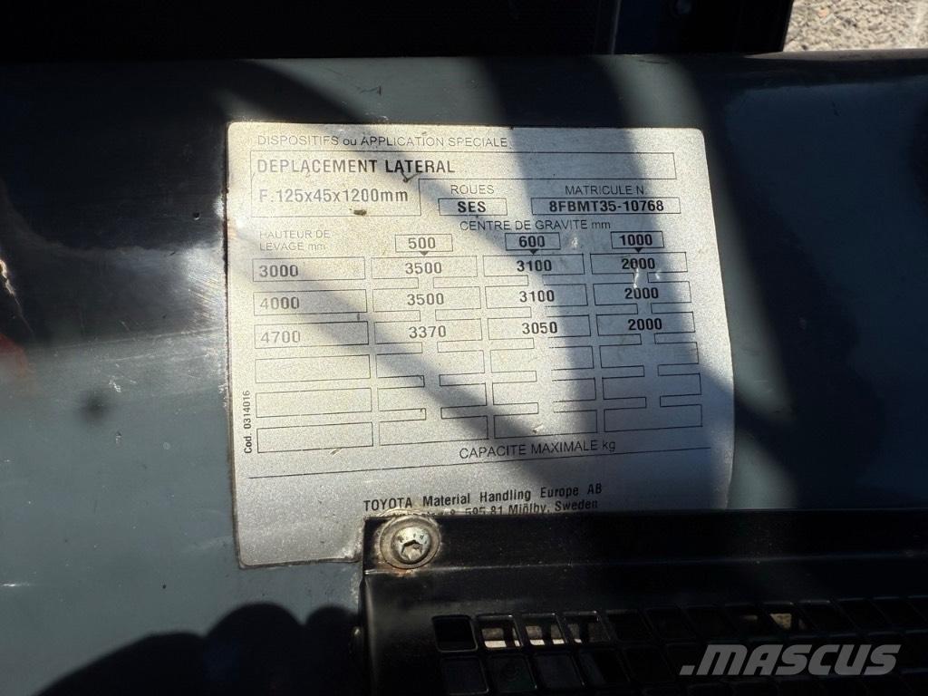 Toyota 8 FBMT 35 Elektriske trucker