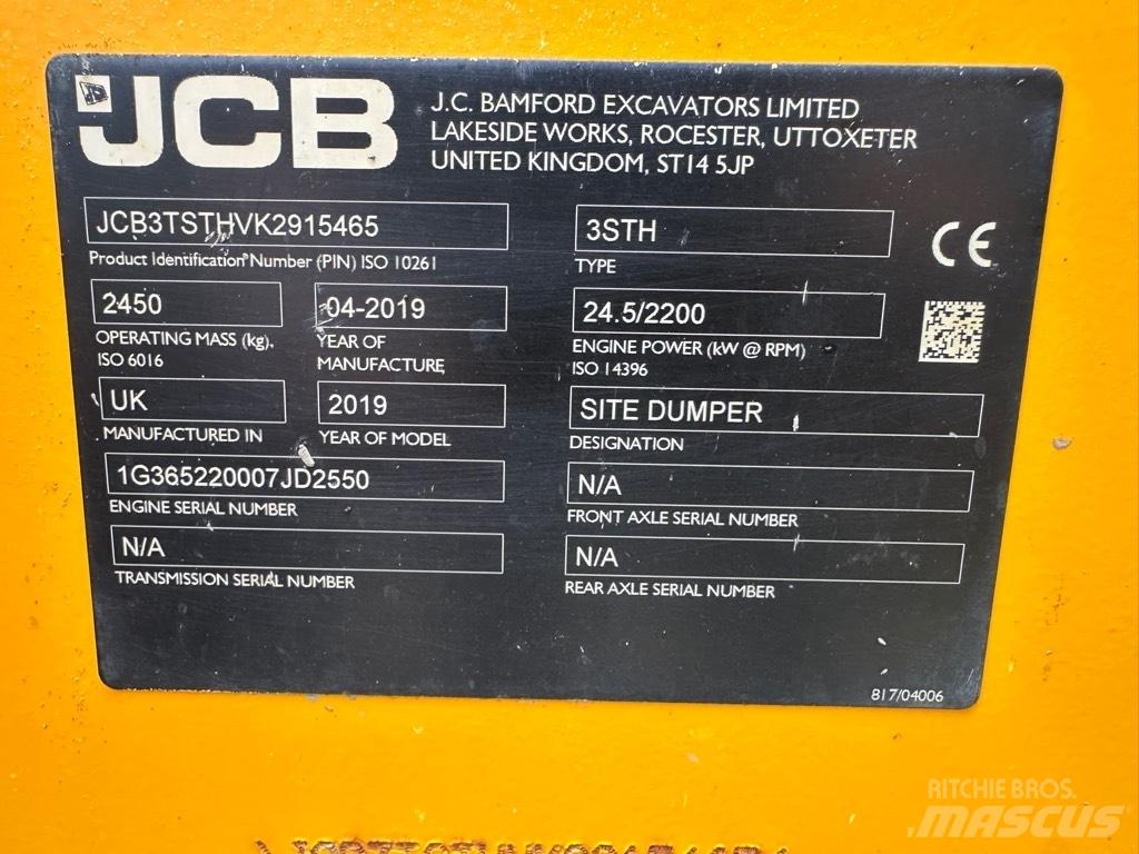 JCB 3STH SWIVEL Mini dumpere
