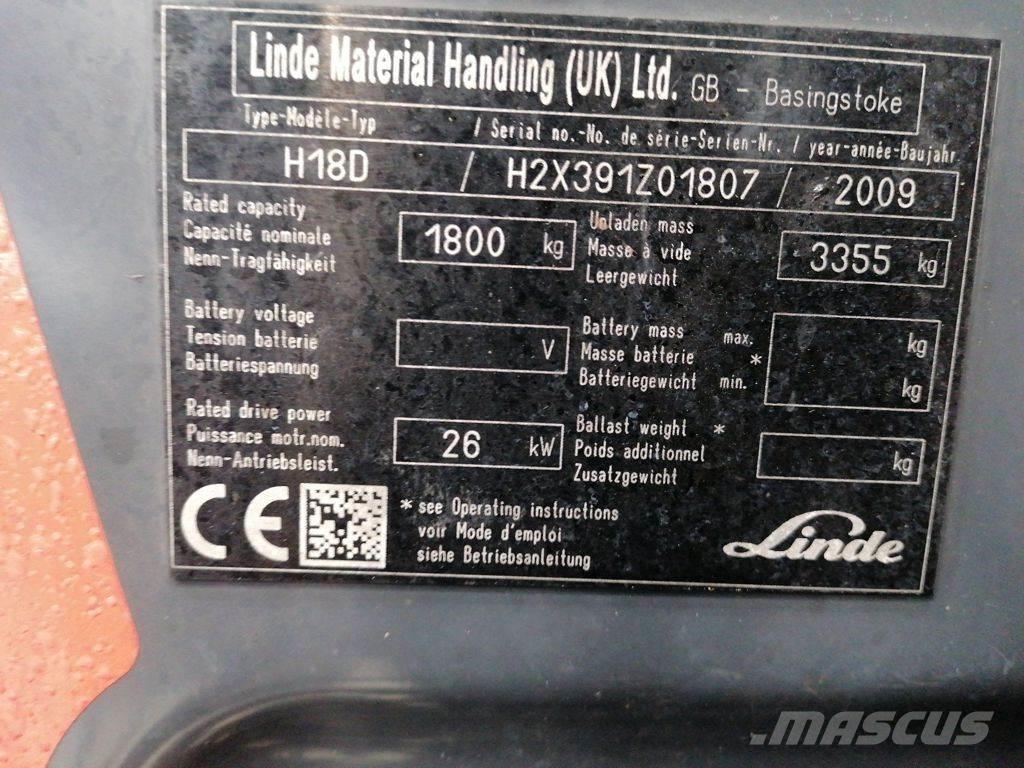 Linde H18D Diesel Trucker