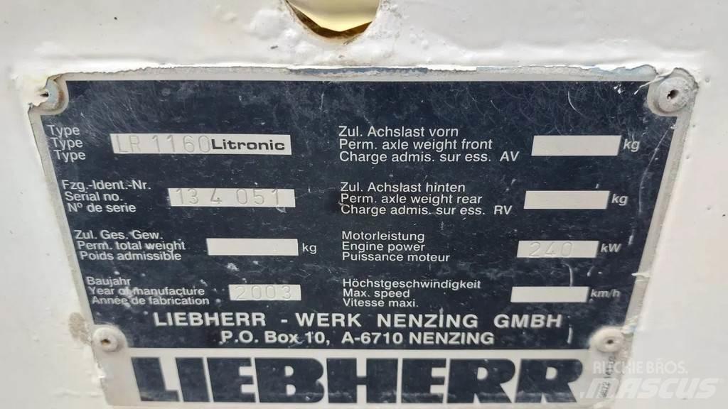 Liebherr LR 1160 Beltegående Kran