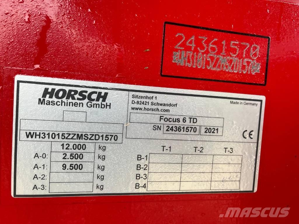 Horsch Focus 6 TD Såmaskiner