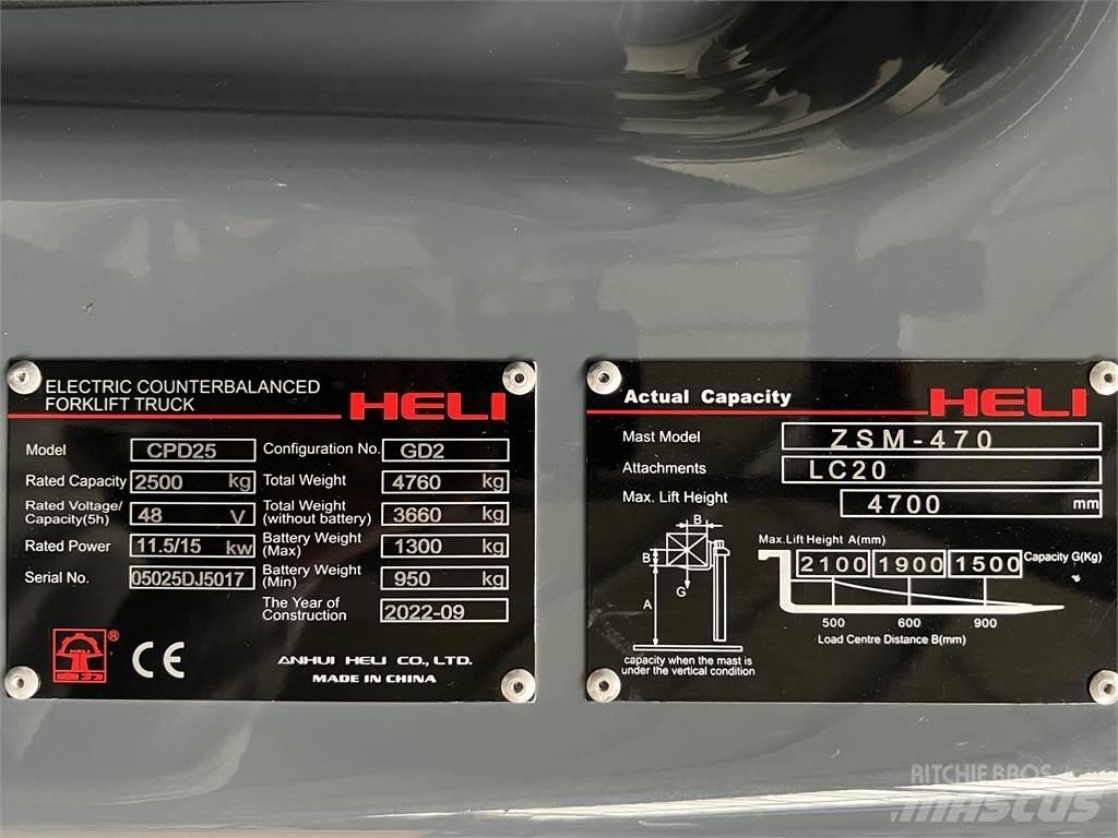 Heli CPD25 GD2 / NEU Elektriske trucker