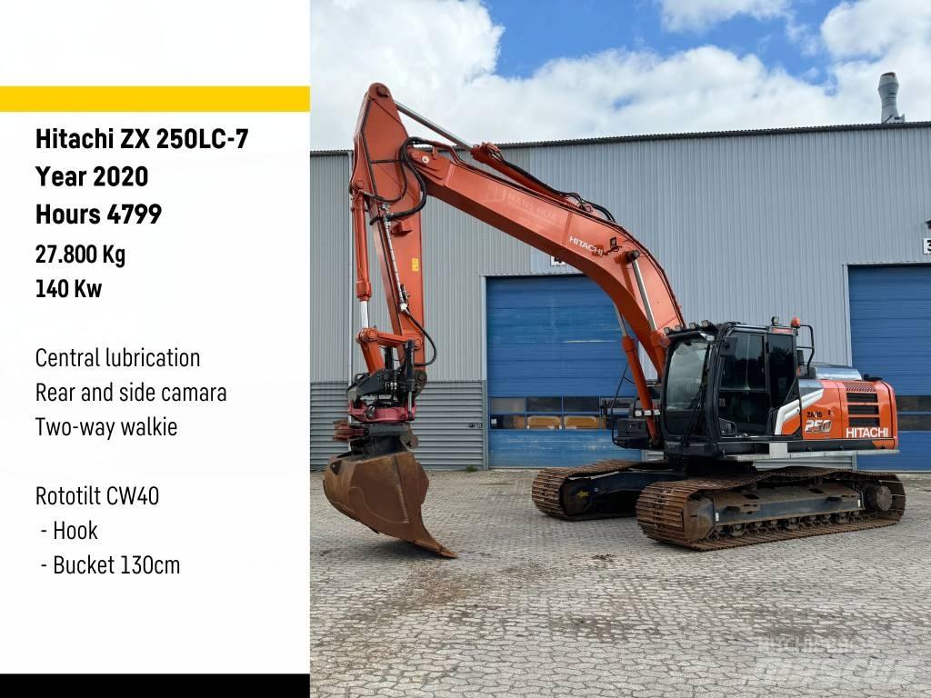 Hitachi ZX250-7 Beltegraver