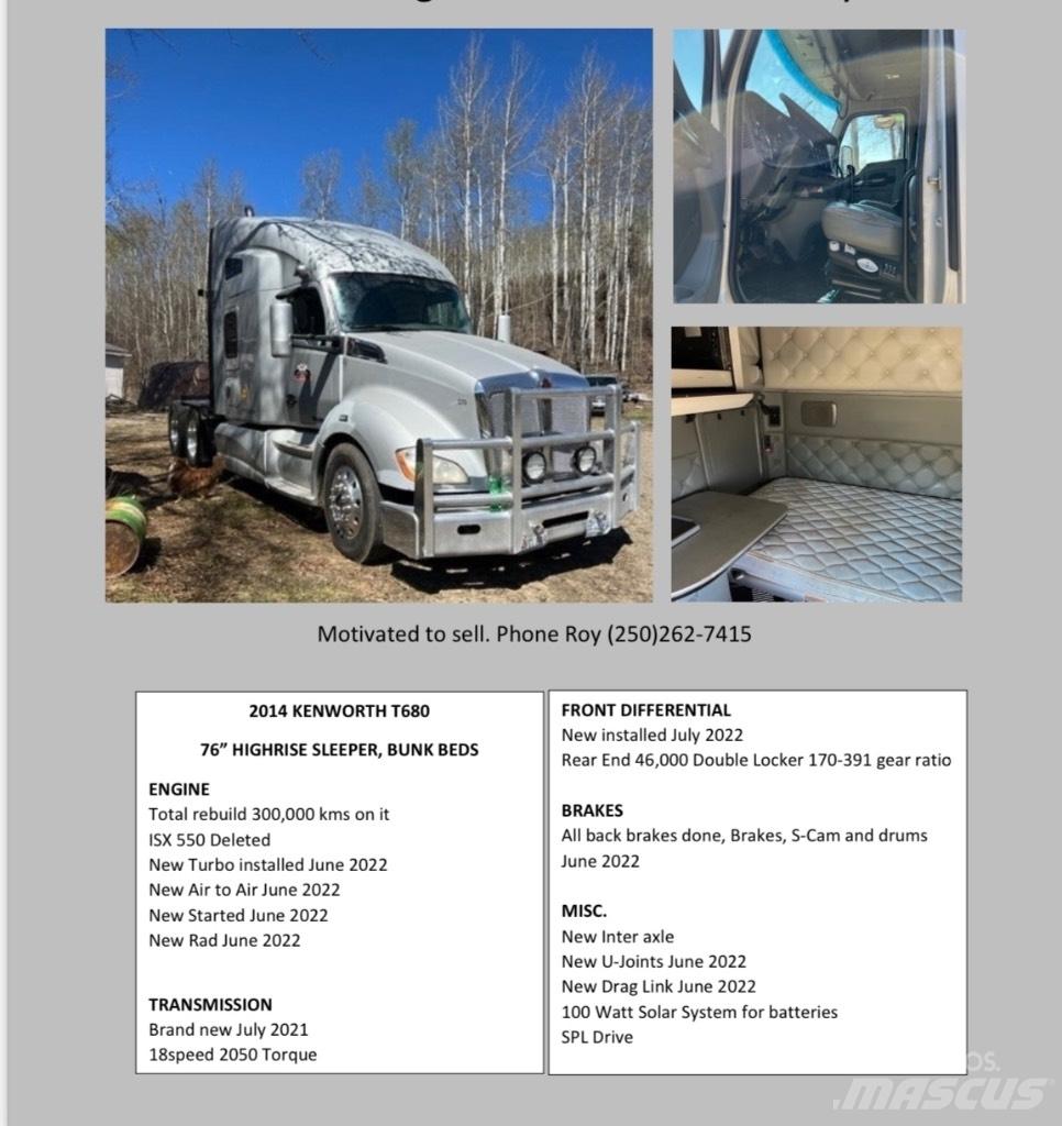 Kenworth T680 Trekkvogner