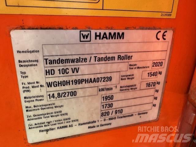  ''SÅLD'' Hamm HD 10 C Tandem Valser