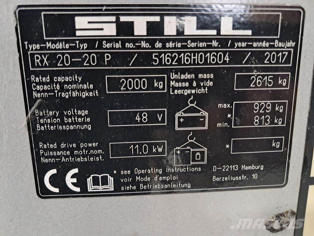 Still RX 20-20 P Elektriske trucker