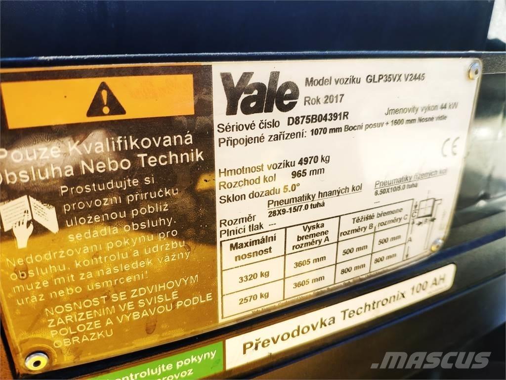 Yale GLP35VX Propan trucker