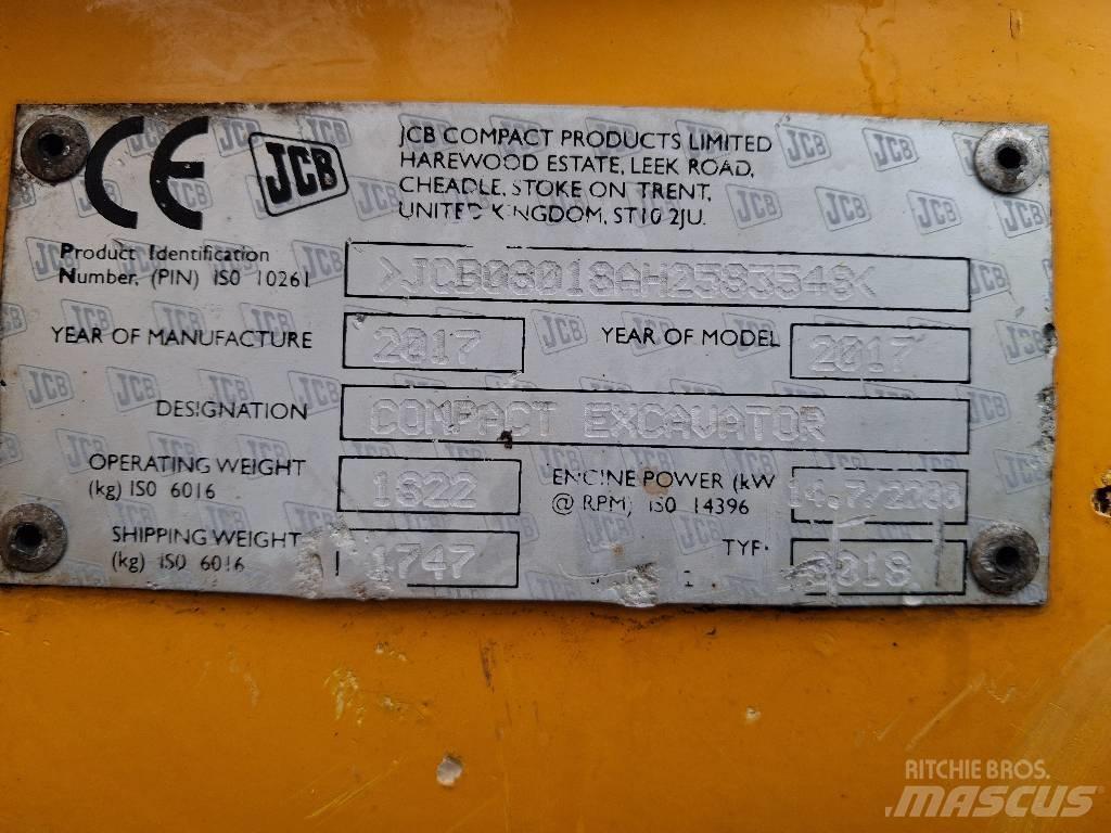 JCB 8018 CTS Minigravere <7t