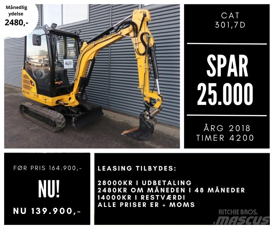CAT 301,7d Minigravere <7t