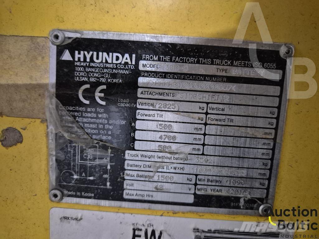 Hyundai 30B-9 Elektriske trucker