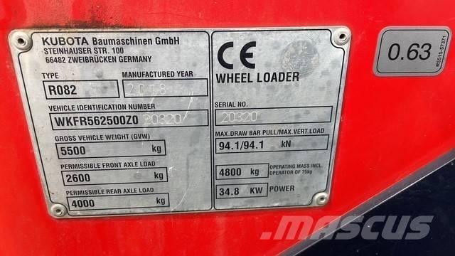 Kubota R082 Hjullastere