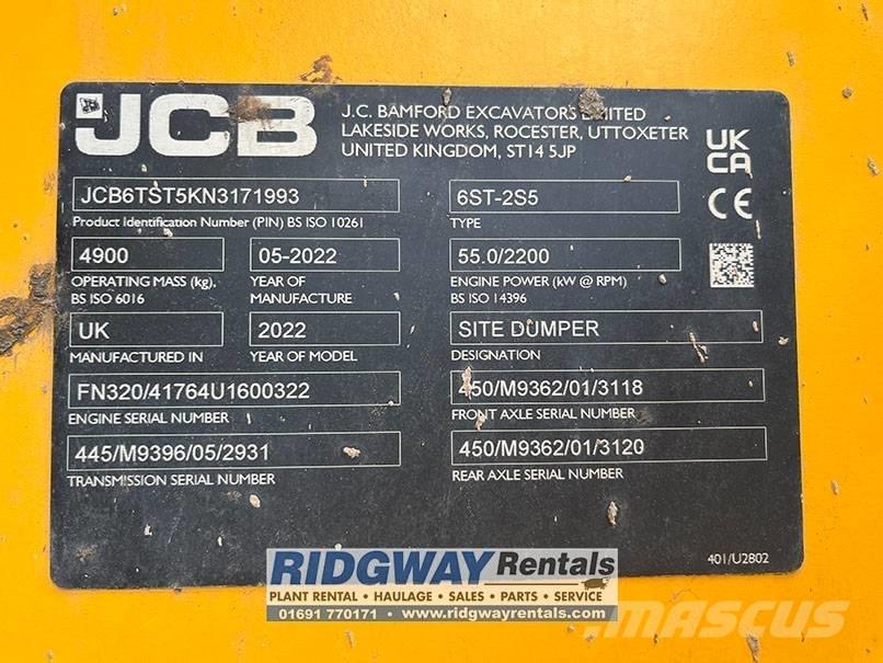 JCB 6 ST Mini dumpere