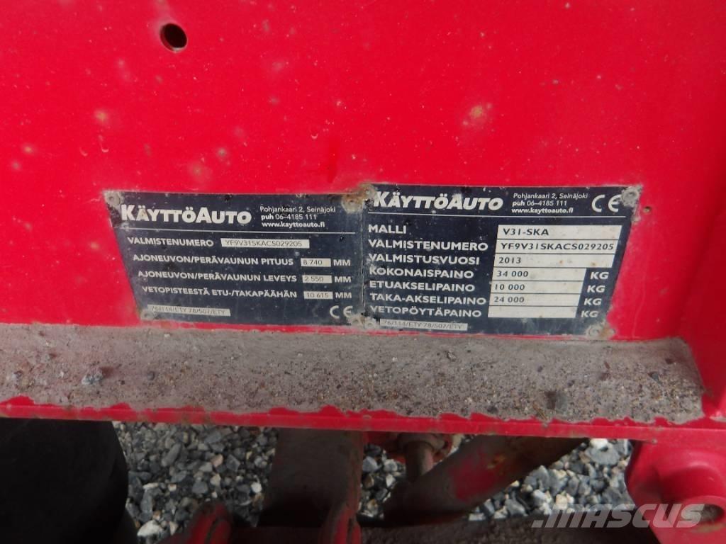  Käyttöauto V31 4 aks Tipphengere