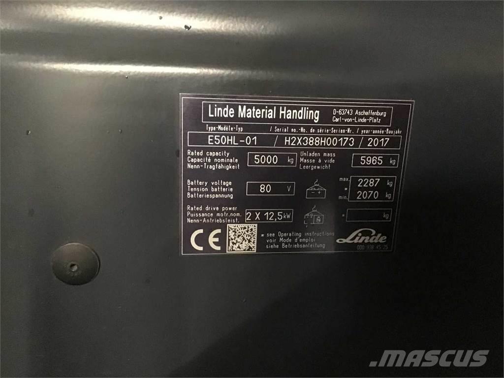 Linde E50HL Elektriske trucker