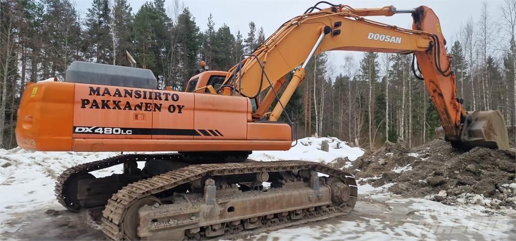 Doosan DX 480 LC Beltegraver