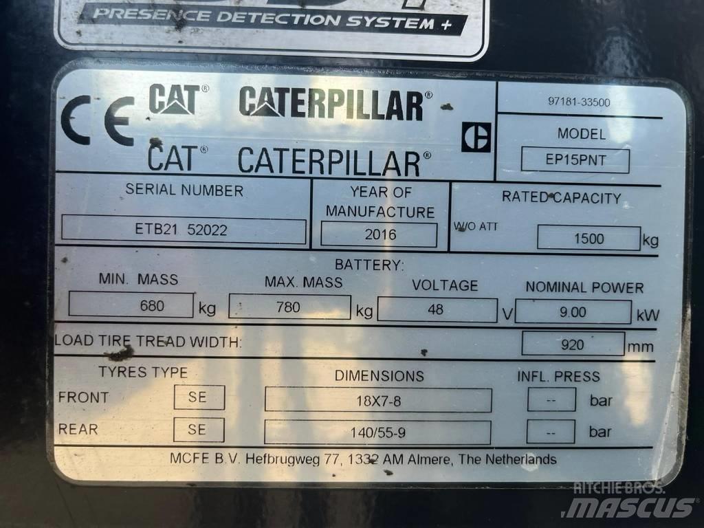 CAT EP15NT Elektriske trucker