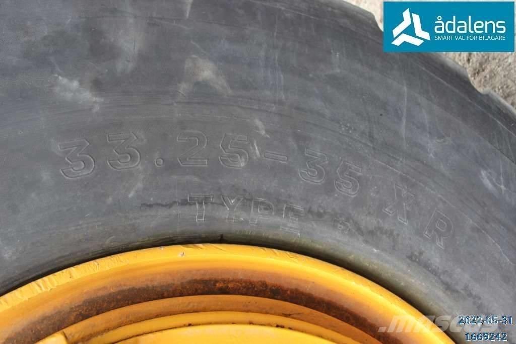  Dumper hjul 33.25-35 Dekk, hjul og felger