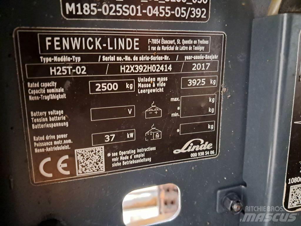 Linde H25T-02 Propan trucker