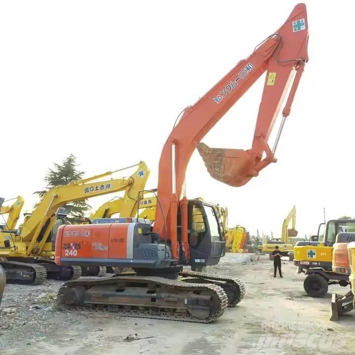 Hitachi ZX240 Beltegraver