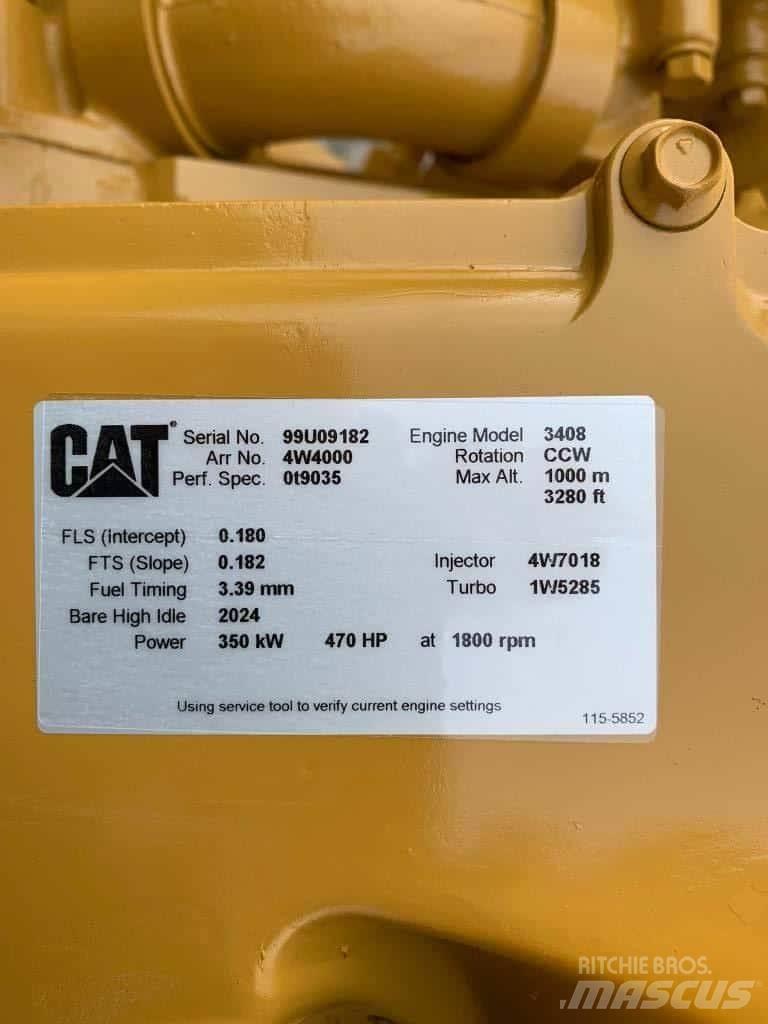 CAT 3408 DITA Marine motor enheter