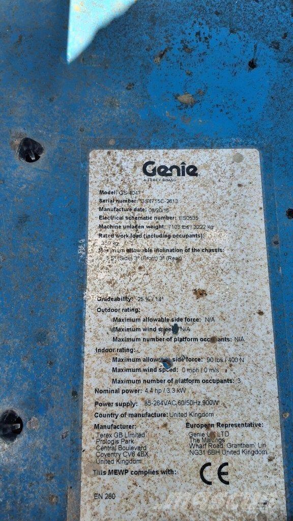 GENIE GS4047 Sakselifter