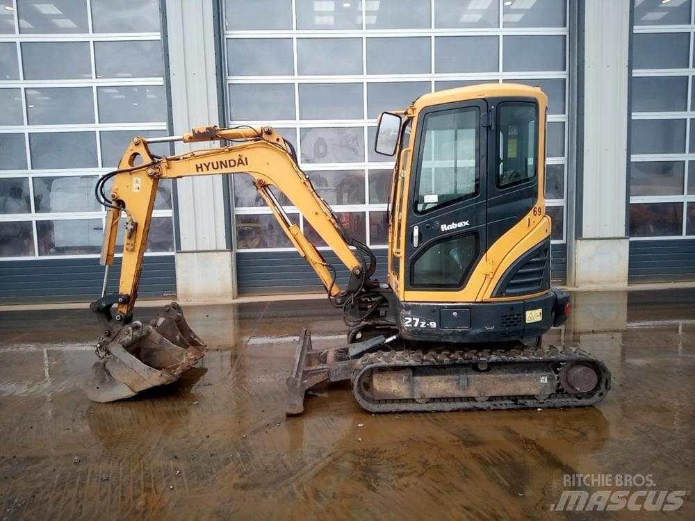 Hyundai Robex 27Z-9 Minigravere <7t