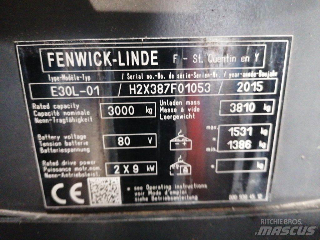 Linde E30L-01 Elektriske trucker