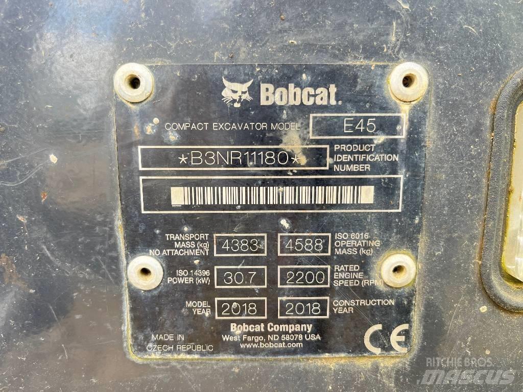 Bobcat E 45 Minigravere <7t