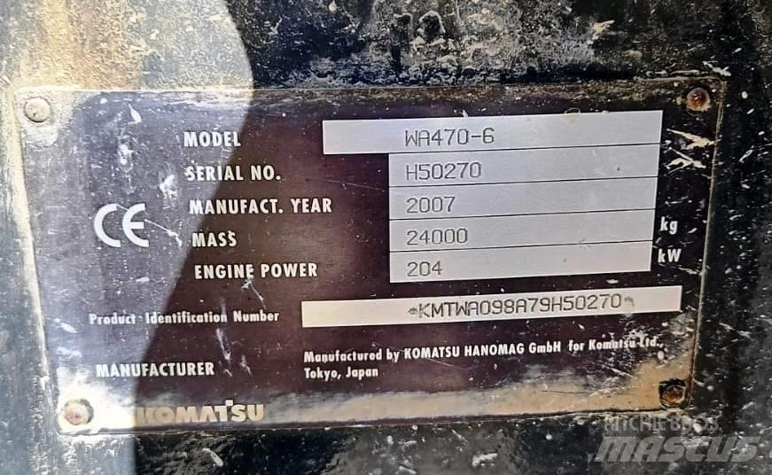 Komatsu WA 470-6 Hjullastere