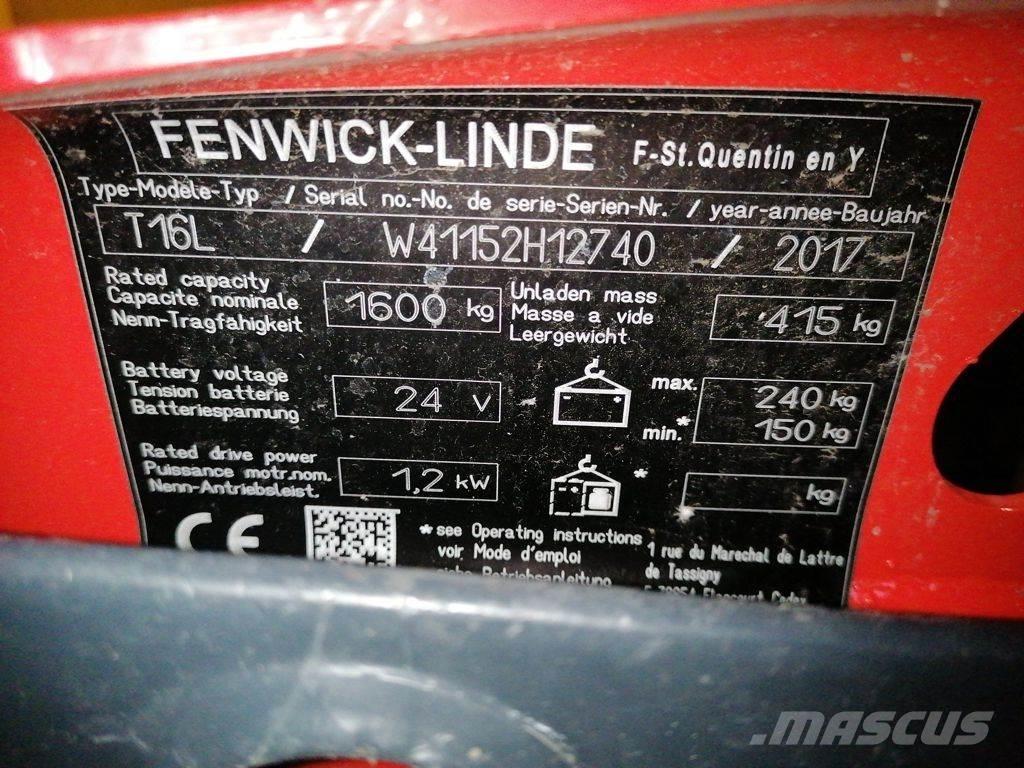 Linde T16L Lavtløftende truck