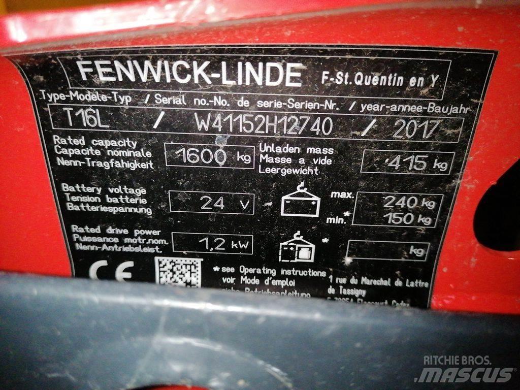Linde T16L Lavtløftende truck