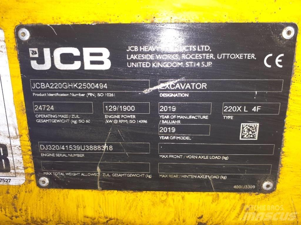 JCB 220X LC Beltegraver