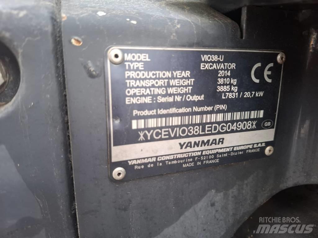 Yanmar Vio 38-U Minigravere <7t