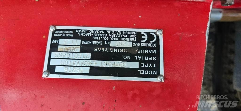 Takeuchi TB216 Minigravere <7t