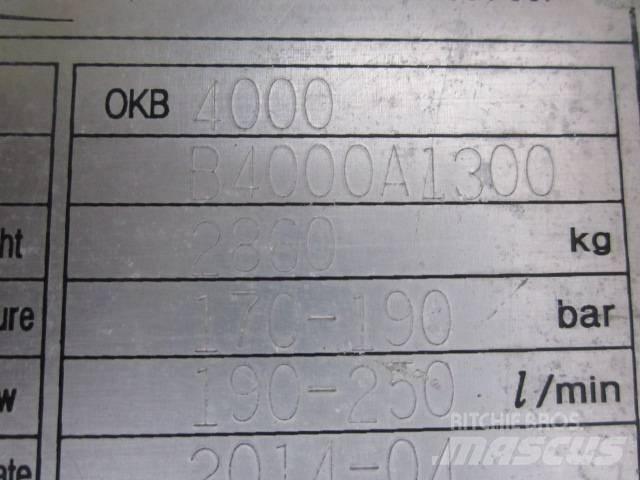  OK TECH OKB 4000 Hydrauliske hammere