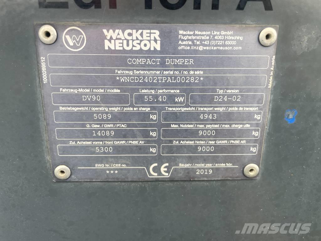 Wacker Neuson DV 90 Mini dumpere