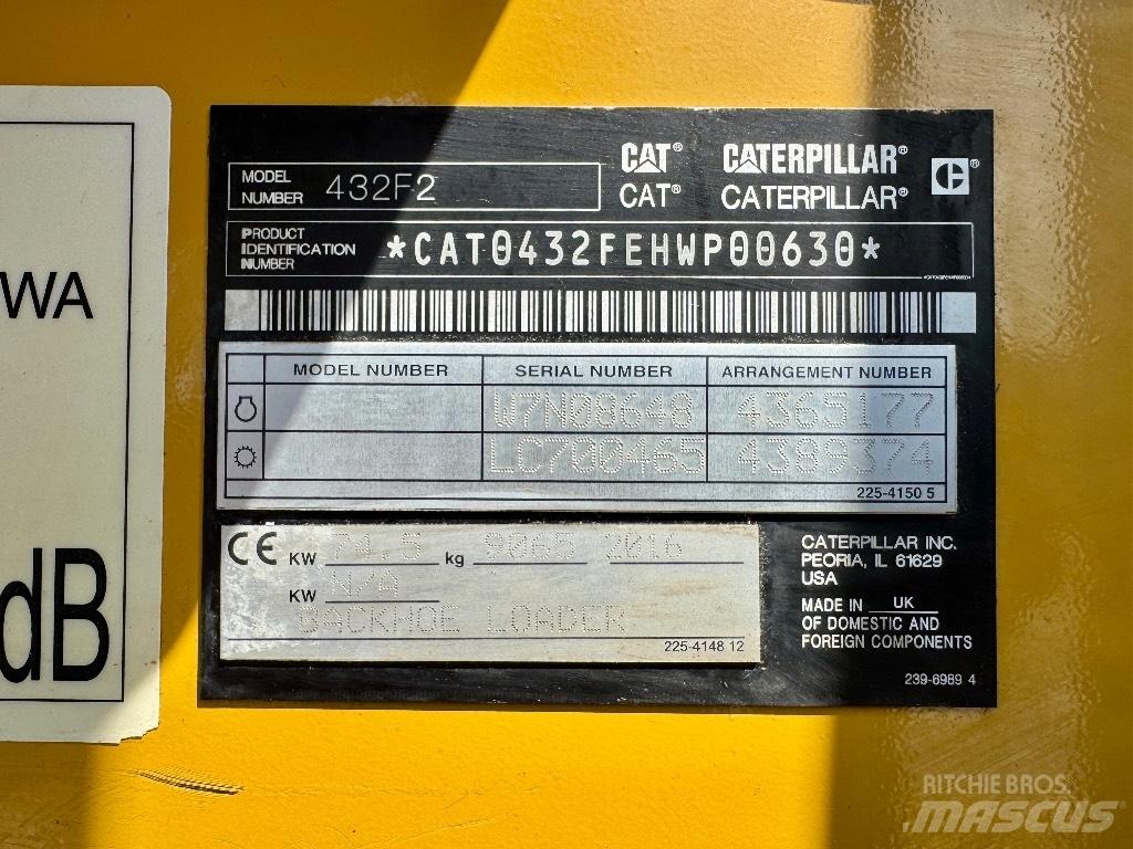 CAT 432F2 Traktorgravere