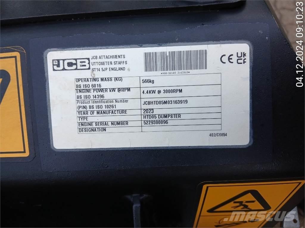 JCB HTD5 mit Tritt Mini dumpere