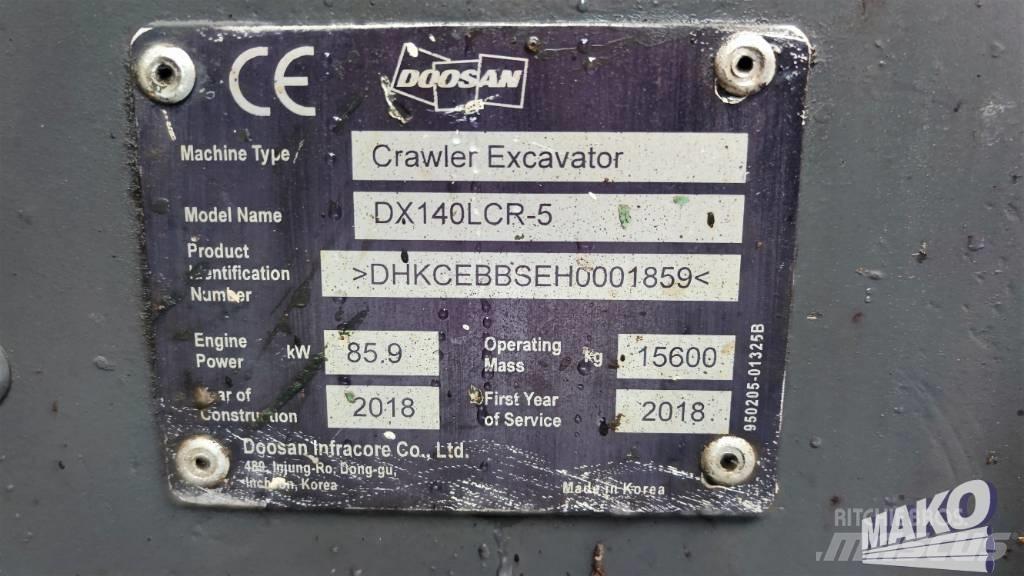 Doosan DX 140 LCR Beltegraver