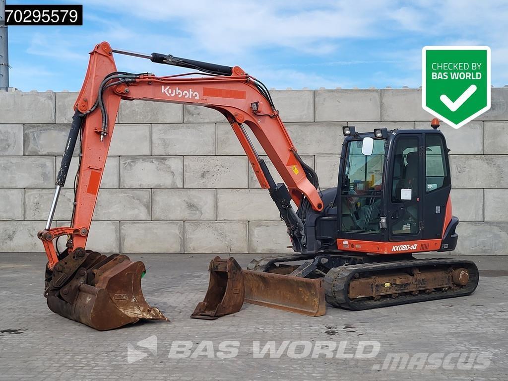 Kubota KX080-4a Minigravere <7t