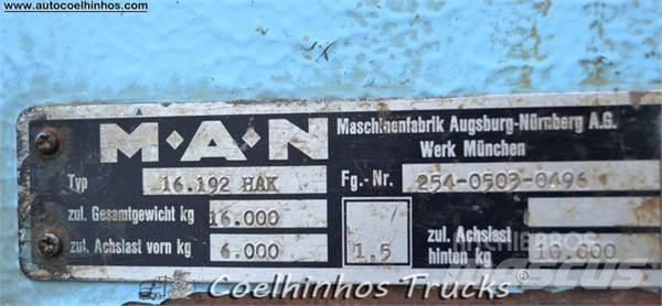 MAN 16.192 HAK Planbiler