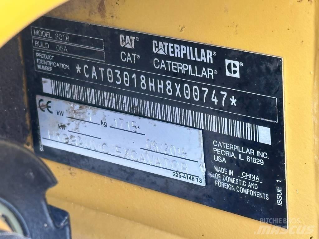 CAT 301.8 Minigravere <7t