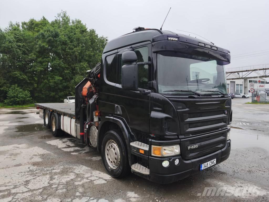 Scania P 420 Kranbil