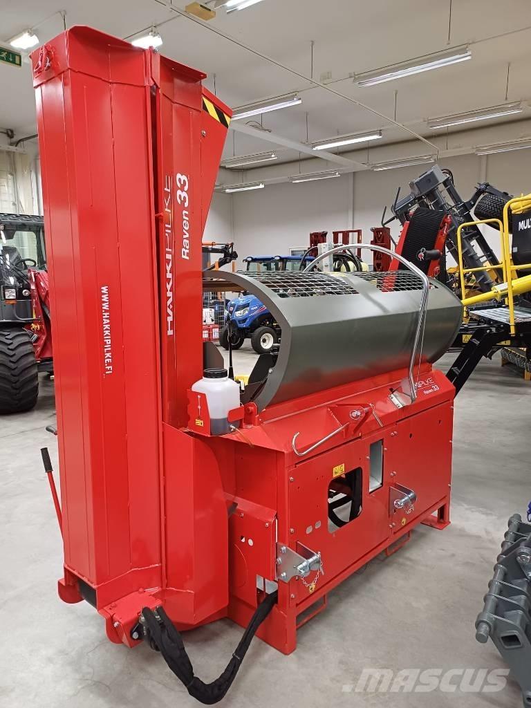 Hakki Pilke 33 Raven Vedkløvere, kappemaskiner og flismaskiner