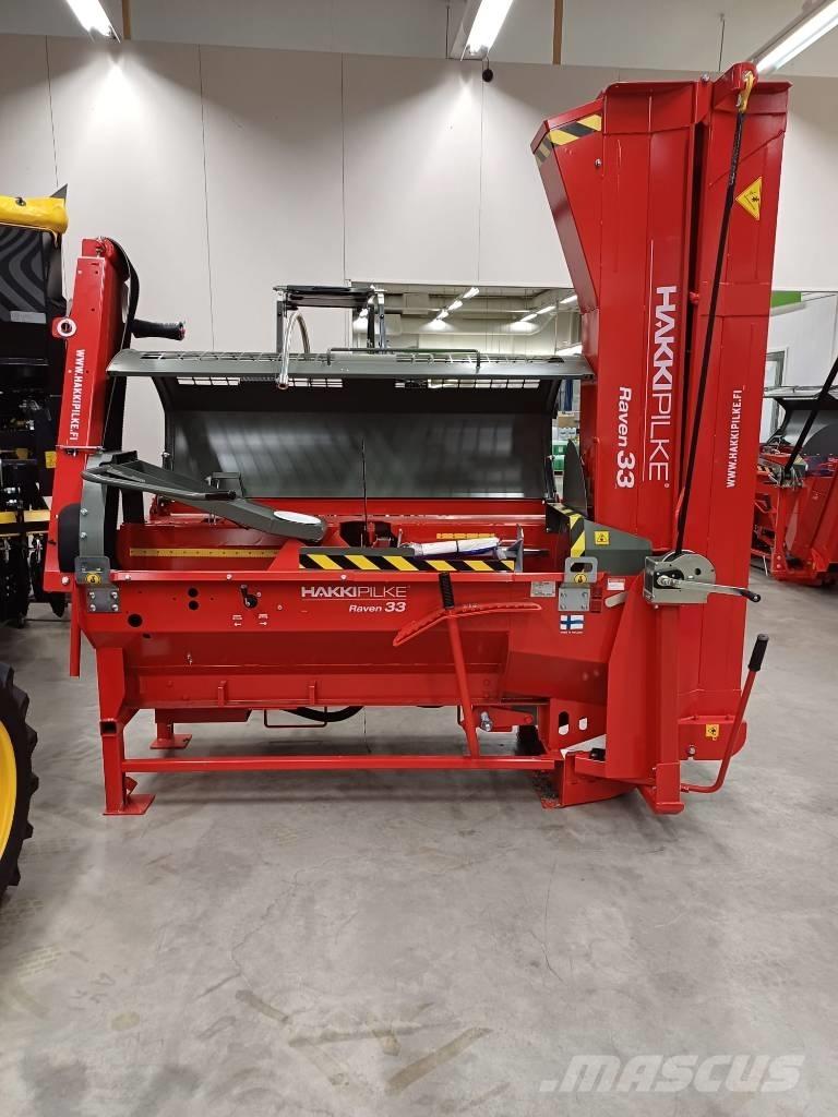 Hakki Pilke 33 Raven Vedkløvere, kappemaskiner og flismaskiner